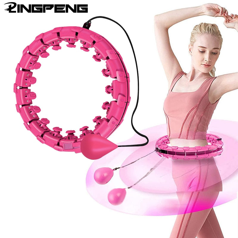 Slimming Hoop: Tone your body with this lightweight, fun hoop, perfect for home workouts.